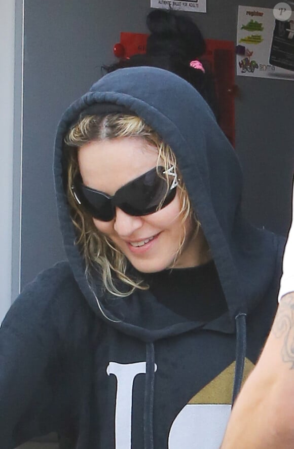 Madonna à West Hollywood, le 18 avril 2014.