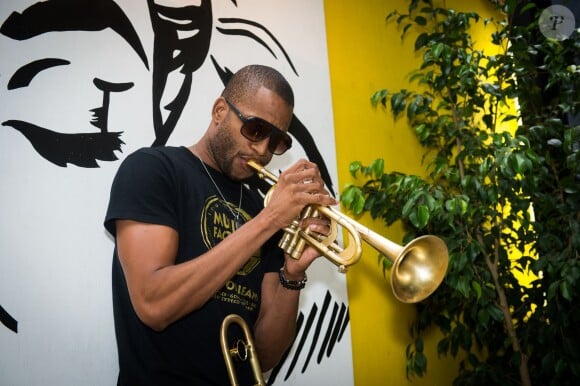 Trombone Shorty au Paleo Festival de Nyon, en Suisse, le 24 juillet 2014.