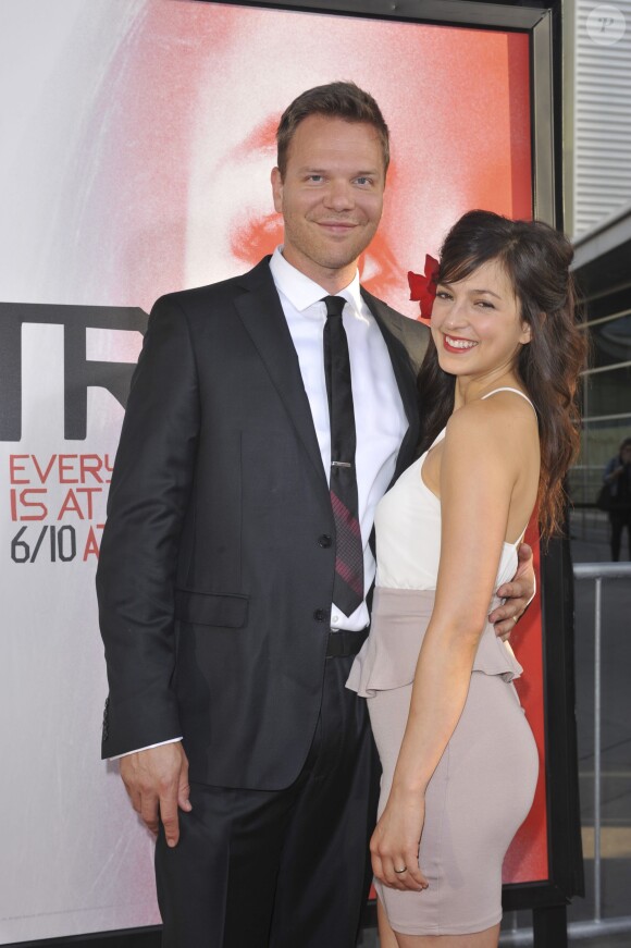 Jim Parrack et son ex-épouse Ciera arrivent à une soirée HBO pour la série True Blood. Mars 2012