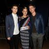 Nat Wolff, Shailene Woodley et Ansel Elgort lors des Teen Choice Awards au Shrine Auditorium de Los Angeles, le 10 août 2014.