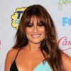 Lea Michele sur le tapis rouge des Teen Choice Awards au Shrine Auditorium de Los Angeles, le 10 août 2014.