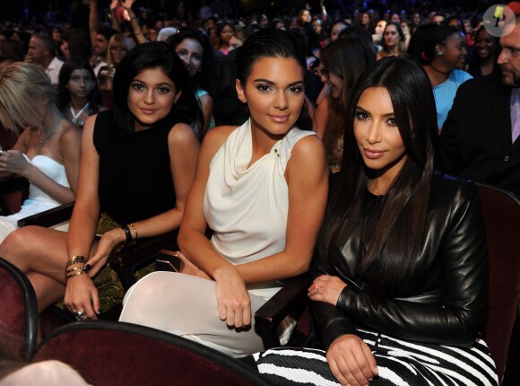 From left, Kylie Jenner, Kendall Jenner, and Kim Kardashian are seen in the audience at Teen Choice 2014 at the Shrine Auditorium on August 10, 2014 in Los Angeles, CA, USA. Photo by Frank Micelotta/PictureGroup/ABACAPRESS.COM11/08/2014 - Los Angeles