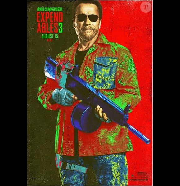 Affiche du film Expendables 3 avec Arnold Schwarzenegger
