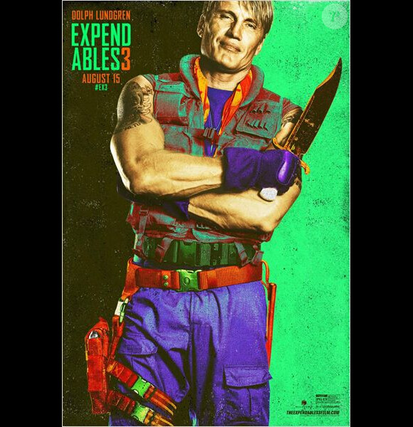 Affiche du film Expendables 3 avec Dolph Lundgren