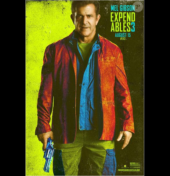 Affiche du film Expendables 3 avec Mel Gibson