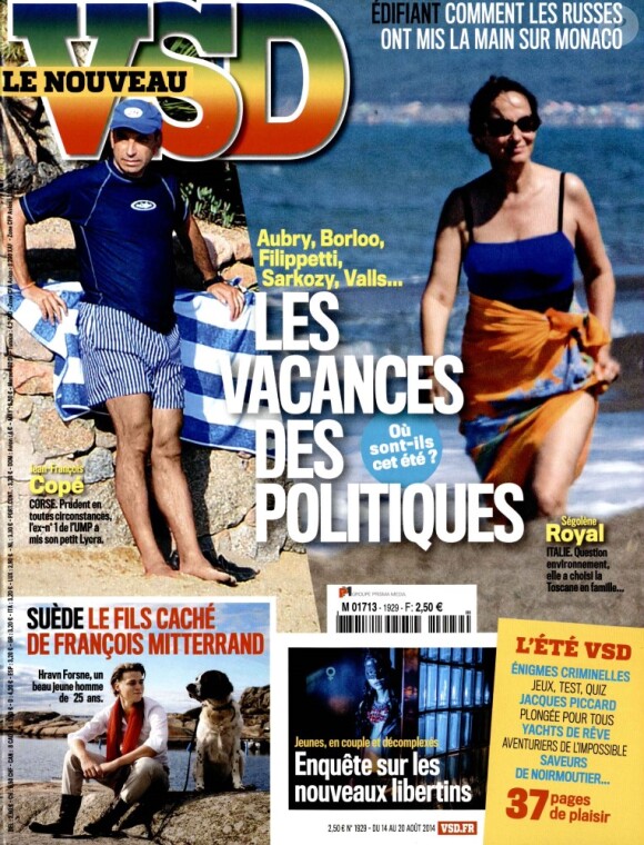 Magazine VSD en kiosques le 14 août 2014.