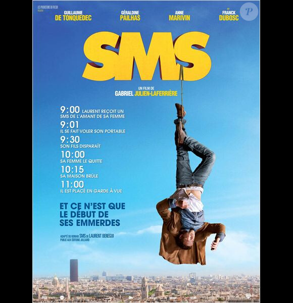 Affiche du film SMS en salles le 20 août 2014