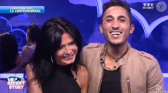 Nathalie et Vivian - Prime de Secret Story 8 sur TF1. Le 15 août 2014.