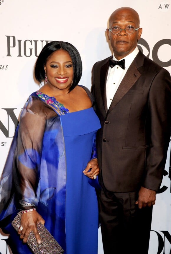 LaTanya Richardson Jackson et son mari Samuel L. Jackson lors des Tony Awards à New York le 8 juin 2014