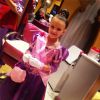 Maddie, la petite fille de Jamie Lynn Spears, déguisée en princesse Disney, à Disney World en Floride, le vendredi 14 août 2014.