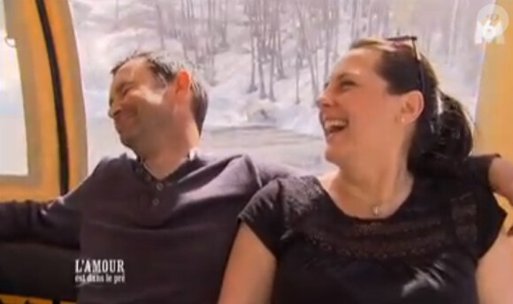 Thierry et Aurélie - Episode de "L'amour est dans le pré 2014" sur M6. Le 18 août 2014.