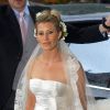 Sara Buys lors de son mariage avec Tom Parker Bowles, fils de la duchesse Camilla, le 10 septembre 2005 à Henley on Thames.