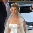Sara Buys lors de son mariage avec Tom Parker Bowles, fils de la duchesse Camilla, le 10 septembre 2005 à Henley on Thames.
