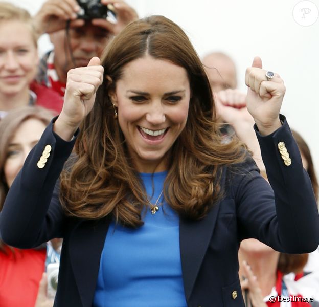 Kate Middleton le 29 juillet 2014 à Glasgow à l'occasion des Jeux du Commonwealth
