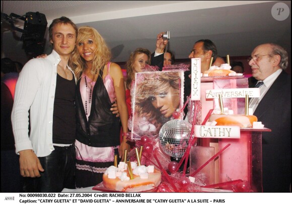 David et Cathy Guetta à La Suite à Paris le 27 mai 2004