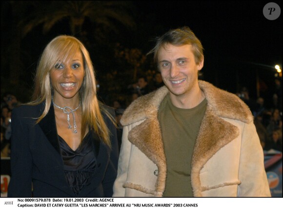 David et Cathy Guetta aux NRJ Music Awards 2003
