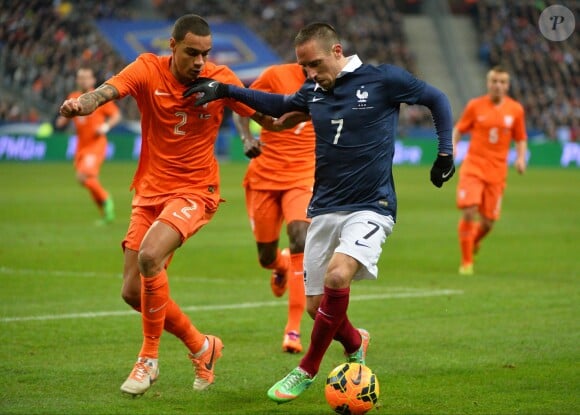 Franck Ribéry lors du match amical France - Pays-Bas. Saint-Denis, le 5 mars 2014.