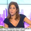 Léa Salamé fait ses adieux à ses chroniqueurs et aux téléspectateurs de "On ne va pas se mentir" sur i-Télé. Jeudi 10 juillet 2014.