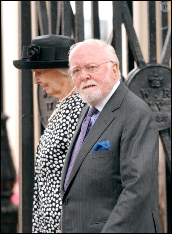Lord Richard Attenborough et sa femme Shirley à Londres le 31 août 2007.