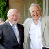 Richard Attenborough et son frère David à Leceister le 17 juillet 2006.