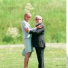 Diana et Richard Attenborough à Leceister le 28 mai 1997. 