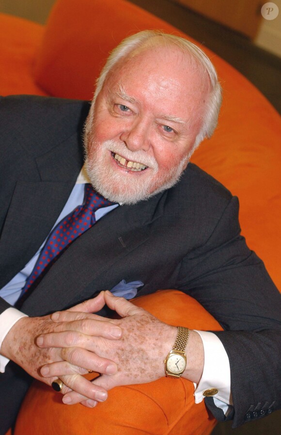 Lord Richard Attenborough à Cardiff le 16 mars 2004.