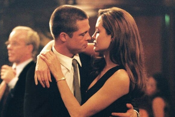 Angelina Jolie et Brad Pitt torrides dans Mr & Mrs Smith en 2005.