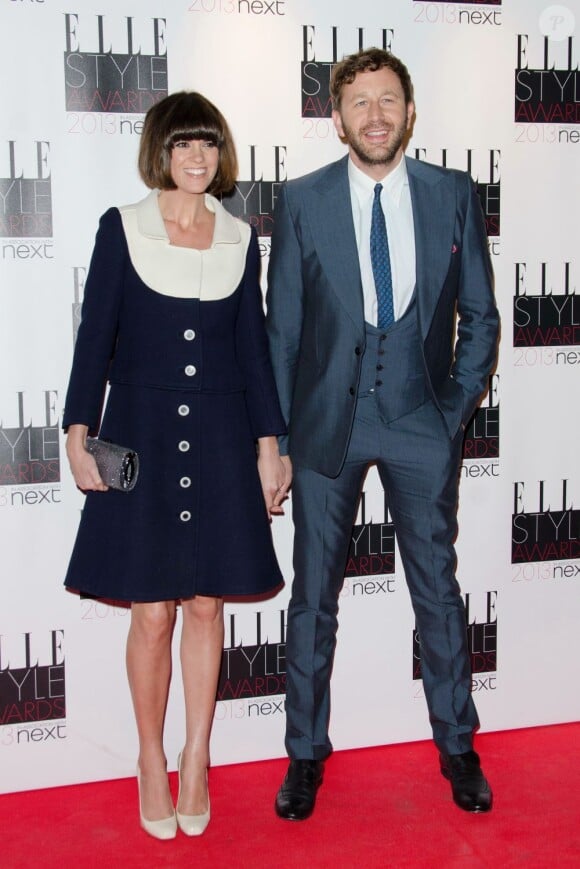 Dawn Porter et Chris O'Dowd aux ELLE Style Awards 2013 à Londres, le 11 février 2013.