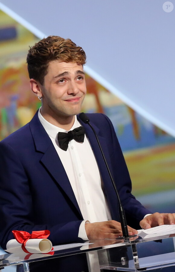 Xavier Dolan (prix du jury pour "Mommy") à Cannes le 24 mai 2014.