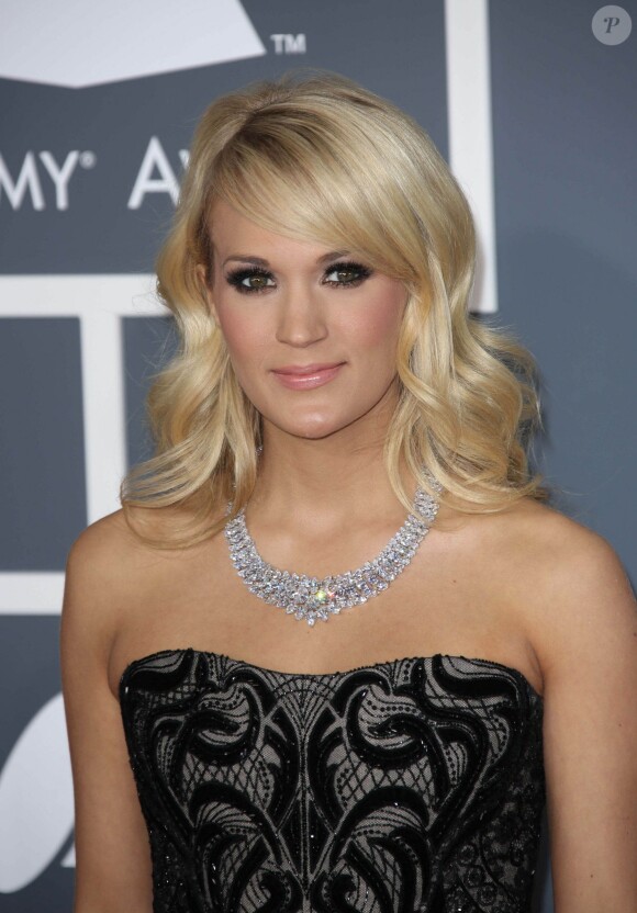 Carrie Underwood lors de la 55e cérémonie des Grammy Awards à Los Angeles, le 10 février 2013. 
