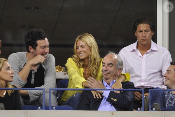 Heidi Klum et son nouveau boyfriend Vito Schnabel à New York le 1er septembre 2014 lors de l'US Open. 