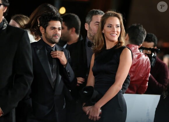 Jamel Debbouze et Mélissa Theuriau au Festival International du Film de Marrakech le 1er décembre 2013.