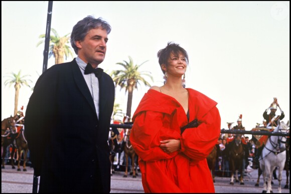 Sophie Marceau et son mari Andrzej Zulawski en 1987