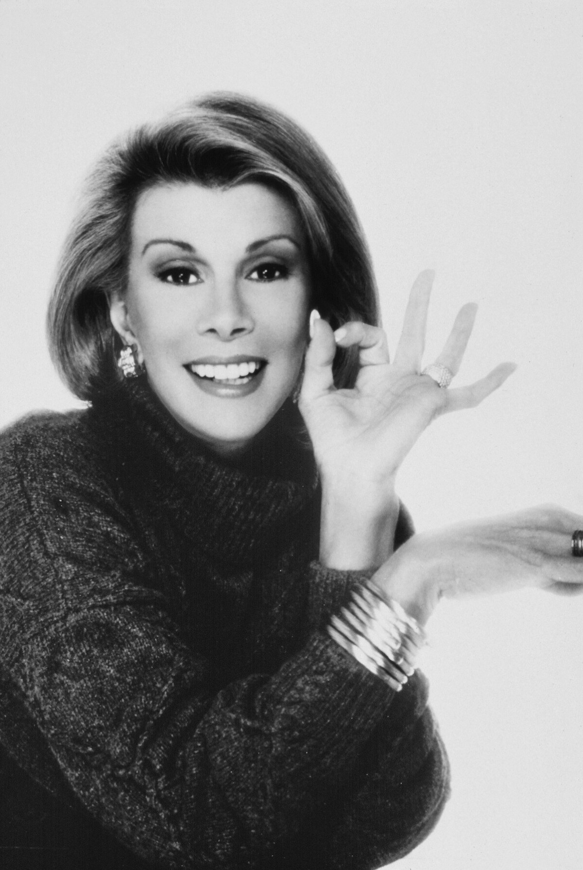 Broche Et Boucles D'oreilles Joan Rivers Années 90 - Fleurs Strass Sur Métal Doré
