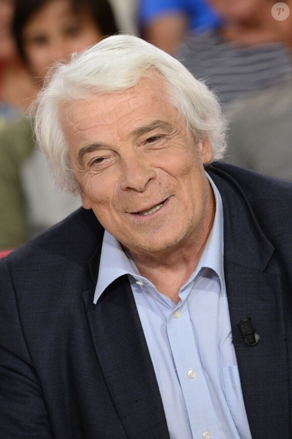 Jacques Weber - Enregistrement de l'émission "Vivement Dimanche" à Paris le 3 septembre 2014. L'émission sera diffusée le 7 septembre.