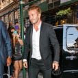  David et Victoria Beckham arrivent au restaurant Balthazar, dans le quartier de SoHo. New York, le 7 septembre 2014. 