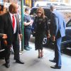 David et Victoria Beckham arrivent au restaurant Balthazar, dans le quartier de SoHo. New York, le 7 septembre 2014.