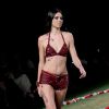 Kendall Jenner défile pour Tommy Hilfiger lors de la Fashion Week de New York. Le 8 septembre 2014.