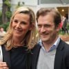 Laurence Ferrari et son mari Renaud Capuçon au village Roland-Garros à Paris, le 3 juin 2014.