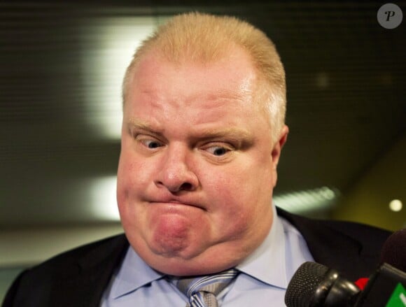 Rob Ford en conférence de presse à Toronto, Canada, le 7 novembre 2013