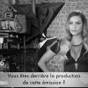 Clara Morgane, sur le tournage de Scandales vs Stars, le 9 septembre 2014 à Paris.