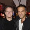 Francis Huster et Steve Suissa - Générale de la pièce "Georges et Georges" au théâtre Rive Gauche à Paris, le 9 septembre 2014.