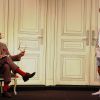 Thierry Lopez, Davy Sardou - Filage de la pièce "Georges et Georges" au théâtre Rive Gauche à Paris le 26 aout 2014.