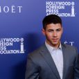 Nick Jonas - Dîner pour la presse étrangère "The Hollywood Foreign Press Associations Grants Banquet" à Beverly Hills. Le 14 août 2014