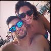 Javier Pastore et Chiara Picone, photo publiée sur le compte Instagram de cette dernière, le 5 septembre 2014