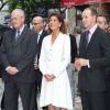 Exclusif - La princesse Caroline de Hanovre inaugurait le 10 septembre 2014 la rue Princesse-Caroline après travaux d'embellissement, dans le quartier de la Condamine à Monaco.