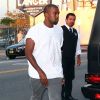Kanye West se rend au restaurant The Little Door à Los Angeles, le 16 septembre 2014.