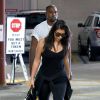 Kim Kardashian et Kanye West à Los Angeles, le 16 septembre 2014.