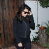 Kim Kardashian quitte le restaurant The Little Door à Los Angeles, le 16 septembre 2014.