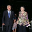 La princesse Irène de Grèce et le prince Michel de Grèce  arrivent au Musée de l'Acropole d'Athènes le 17 septembre 2014 pour le dîner organisé à l'occasion des 50 ans de mariage du roi Constantin II de Grèce et de la reine Anne-Marie, à la veille de la fête des noces d'or au Yacht Club du Pirée. 